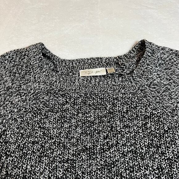 RD Style Crewneck Knit Pullover Tunic Sweater w/ Elbow Patches Size Medium - Picture 3 of 9